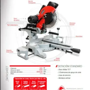 Stayer src 255 cw sierra de inglete electrica